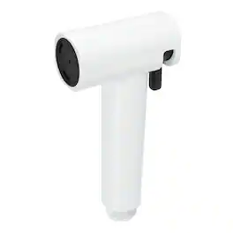 Unique Bargains - Handheld Bidet Sprayer for Toilet Cleaning, Sprayer Kit Dual Flow Mode w/ Scraping Function & G1/2 Threaded (Style 4) - Bright White