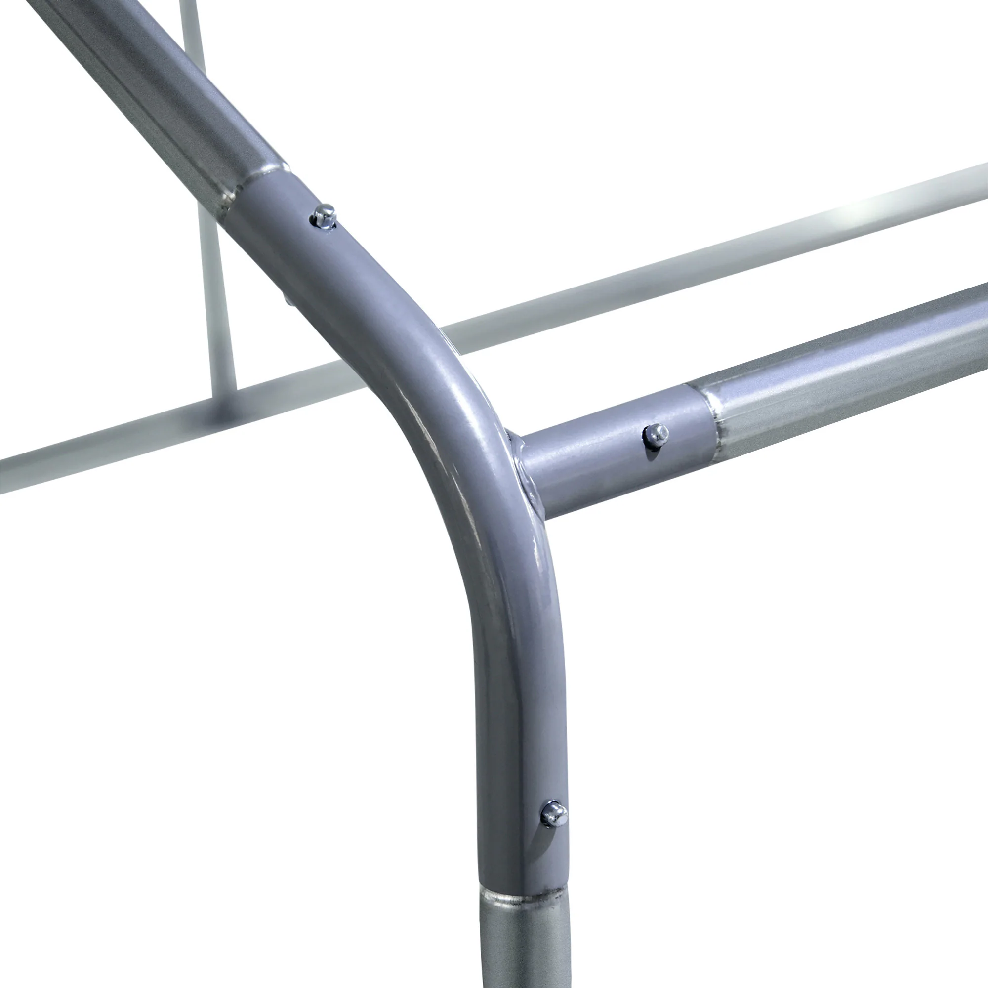 Alt View 5. Pawhut - Large Chicken Coop with Waterproof, Anti-UV Cover, Spire Shaped Walk in Hen House for Outdoor Yard Farm Use - Silver.