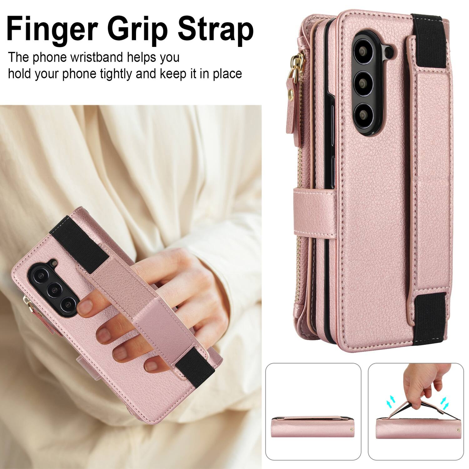 Finger Grip Strap

The phone wristband helps you hold your phone tightly and keep it in place