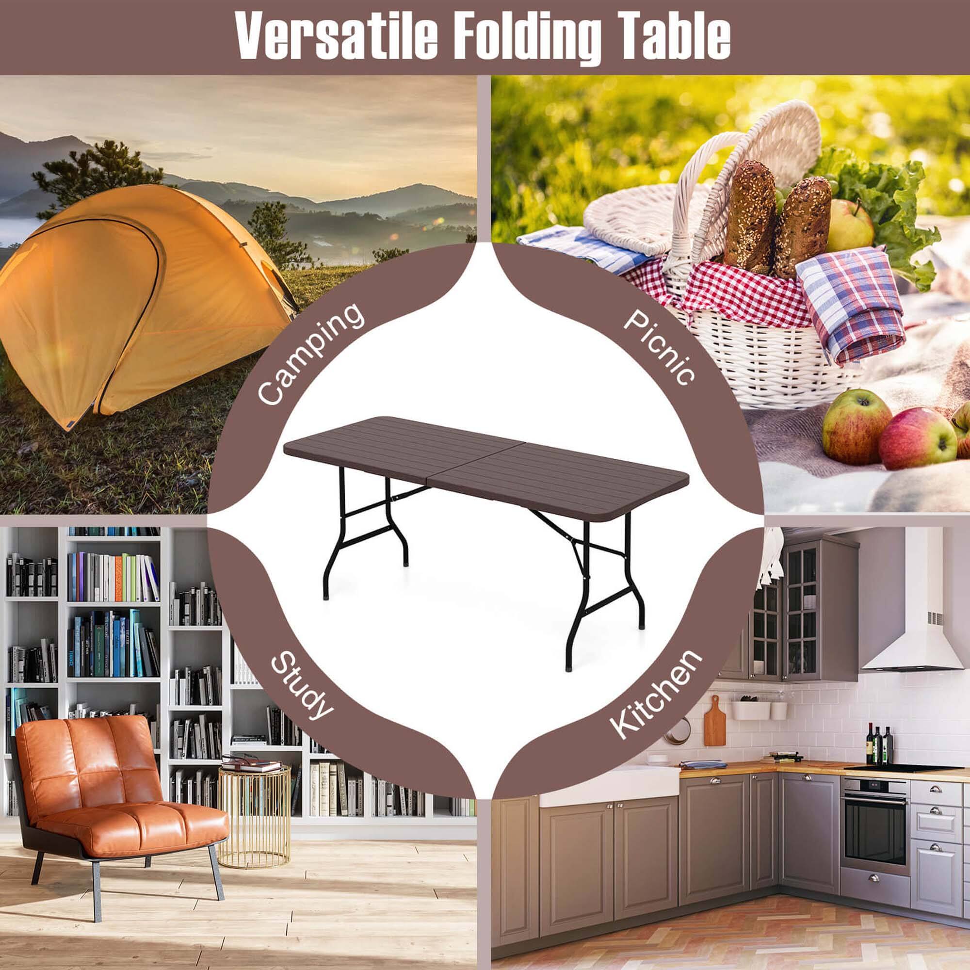 Versatile Folding Table, Camping, Picnic, Study, Kitchen