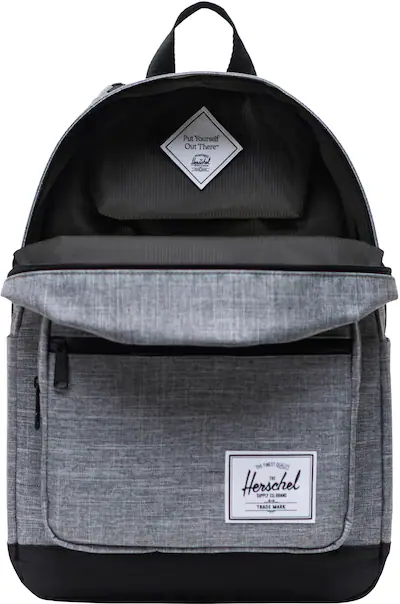 Herschel - Pop Quiz Backpack - Raven Crosshatch Herschel - Pop Quiz Backpack - Raven Crosshatch