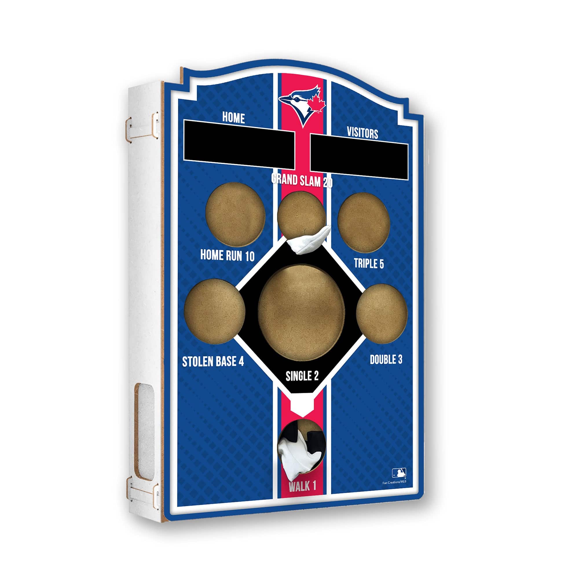 Fan Creations - Toronto Blue Jays Hanging Bean Bag Toss Game - Multicolor