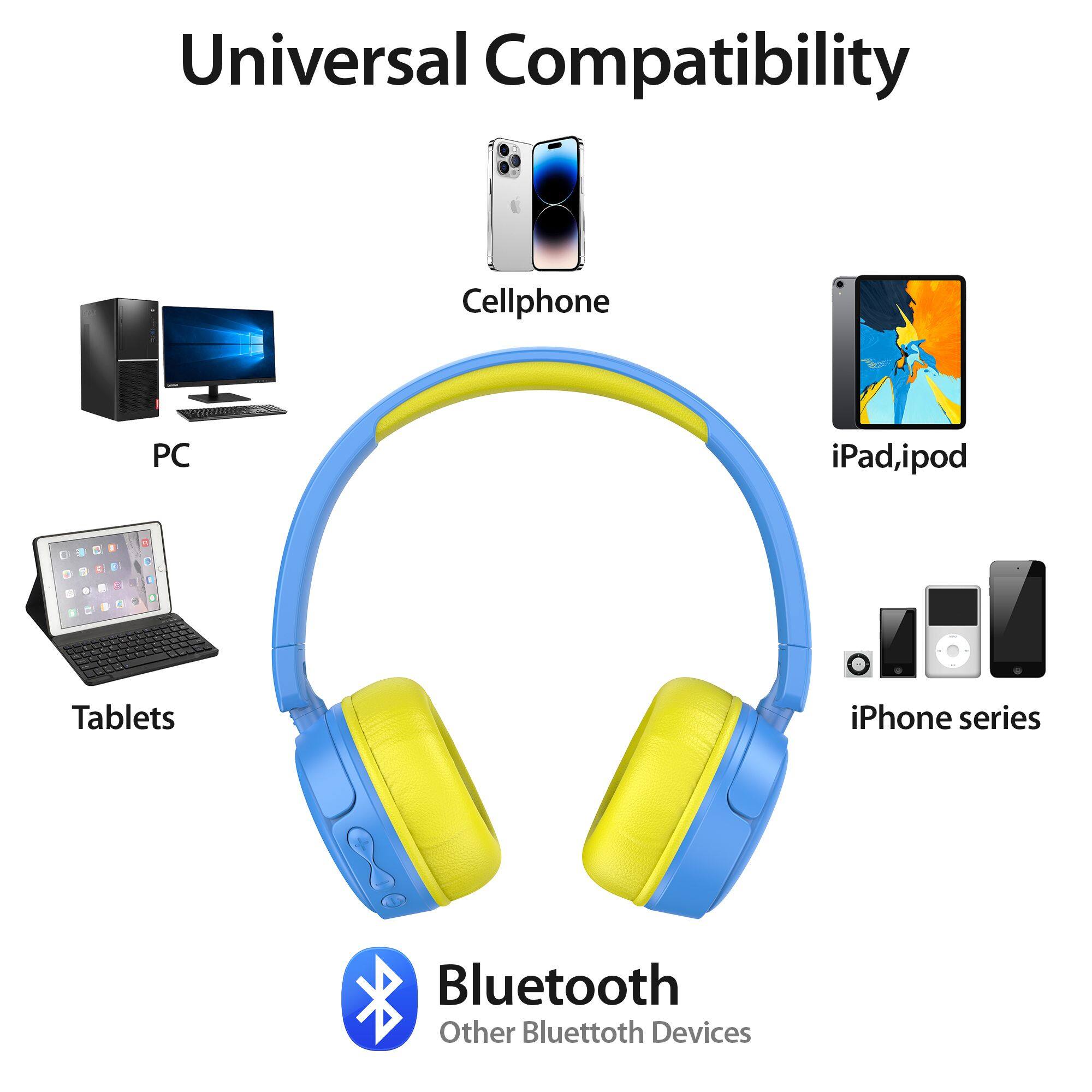 Universal Compatibility

- PC
- Cellphone
- Tablets
- iPad, iPod
- iPhone series
- Bluetooth
- Other Bluetooth Devices