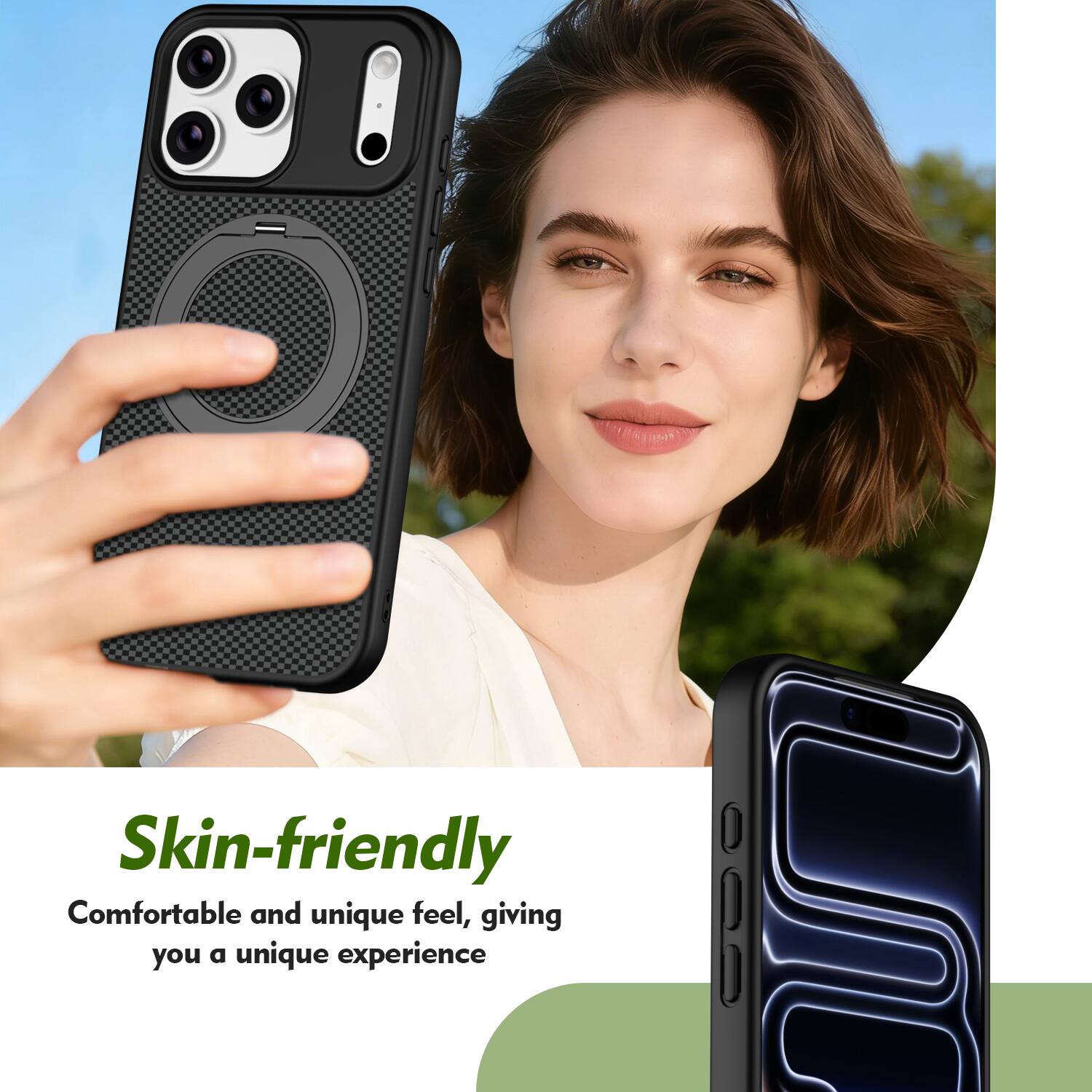 Skin-friendly  
Comfortable and unique feel, giving you a unique experience