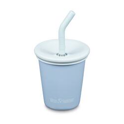 Klean Kanteen - 10oz Kid's Cup with Straw Lid - Clear Sky