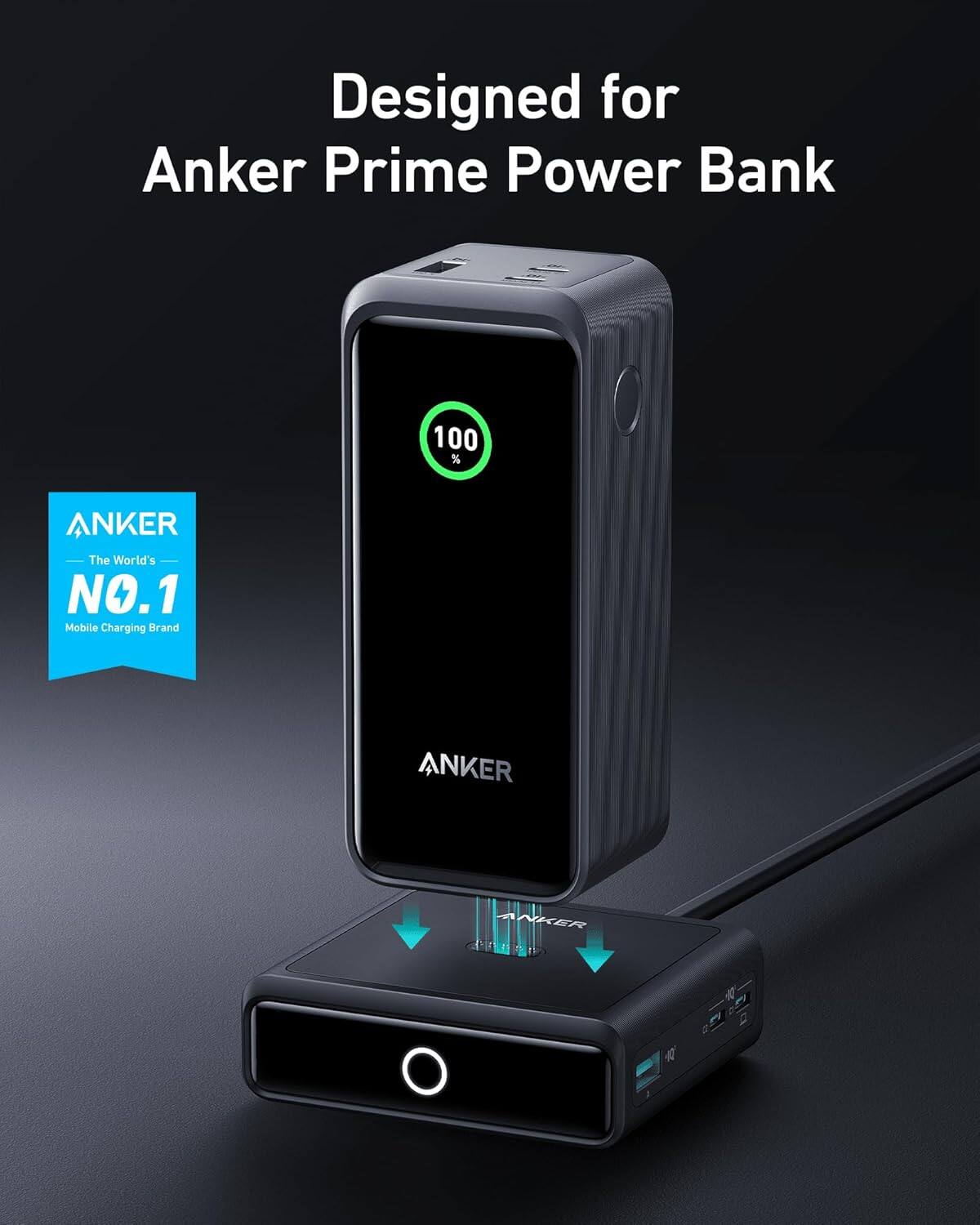 Designed for Anker Prime Power Bank

100% ANKER

The World's NO.1 Mobile Charging Brand

ANKER