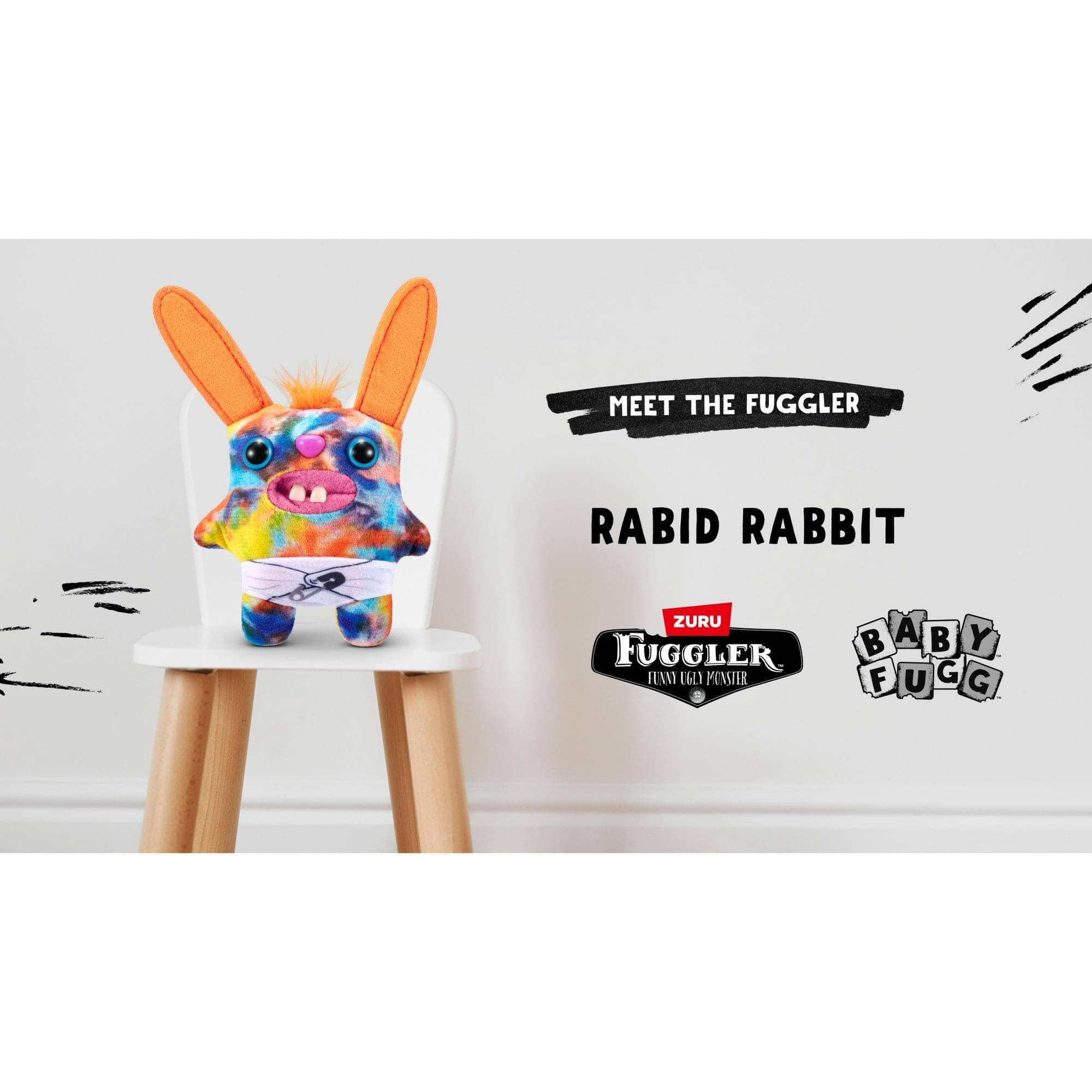 MEET THE FUGGLER

RABID RABBIT

ZURU FUGGLER
FUGGLER FAN CLUB

BABY FUGG