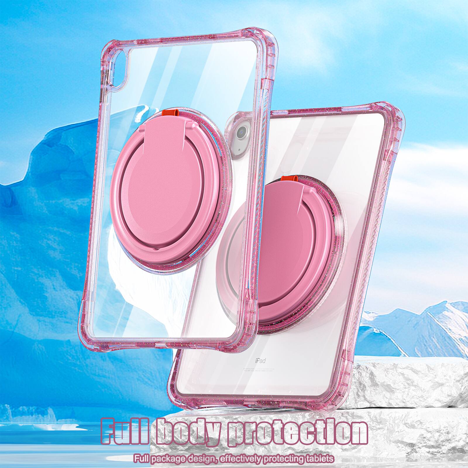 iPad - Full body protection  
Full package design, effectively protecting tablets