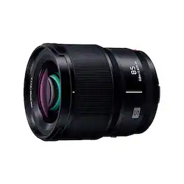 Panasonic - S-S85 LUMIX S 85mm F1.8 Lens for Leica L-Mount (International Model) - Black