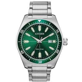 Citizen - Men's Vintage Brycen Sport Eco-Drive Dial Watch - AW1598-70X - Green