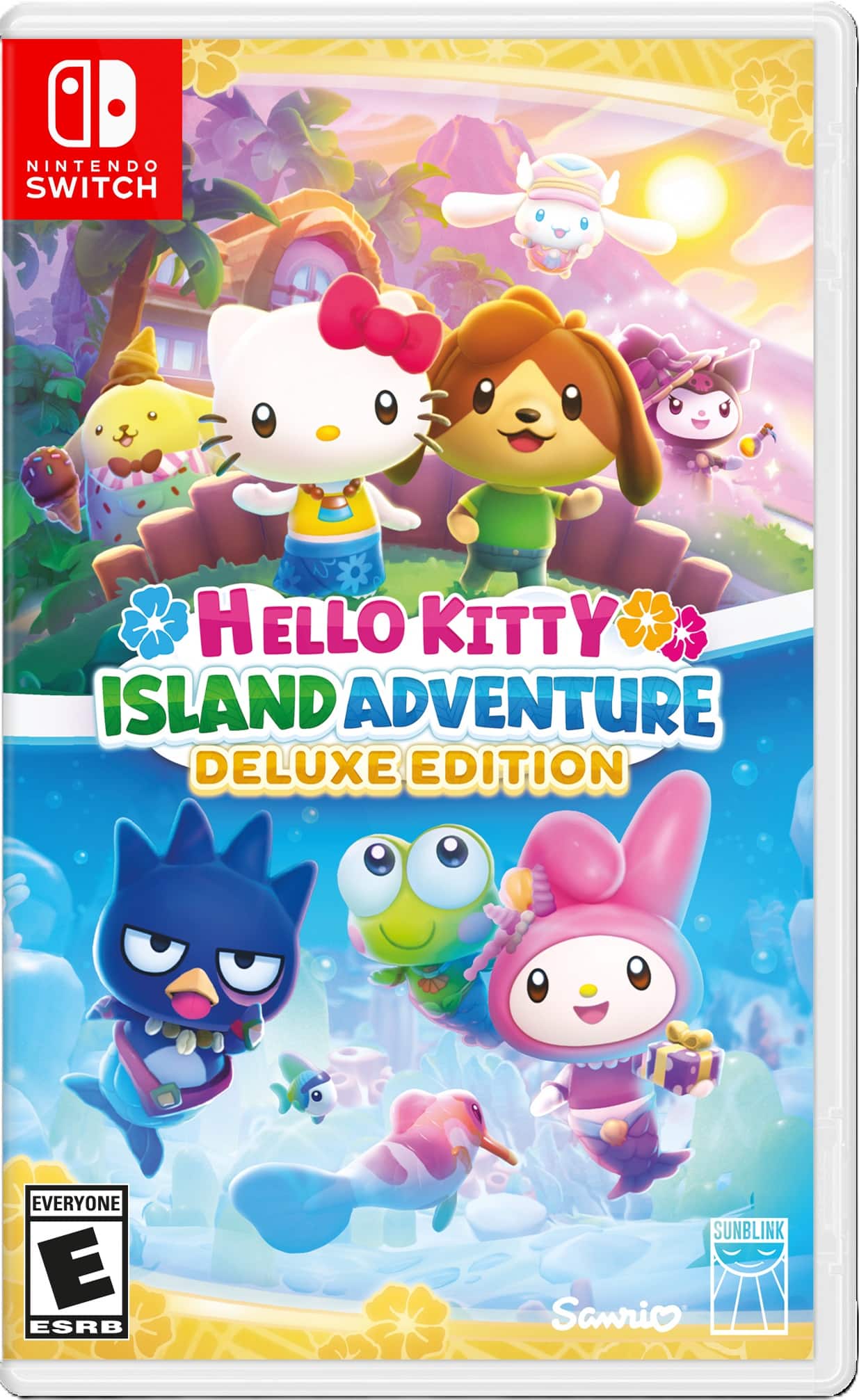 Nintendo Switch Hello Kitty Island Adventure Deluxe Edition.