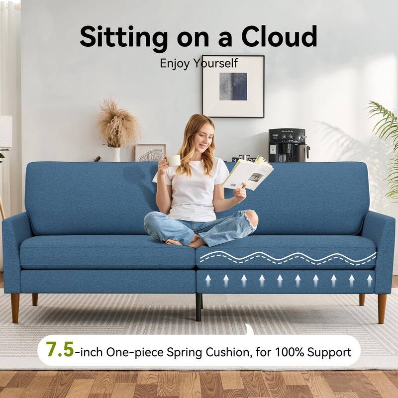 Sitting on a Cloud  
Enjoy Yourself  

7.5-inch One-piece Spring Cushion, for 100% Support
