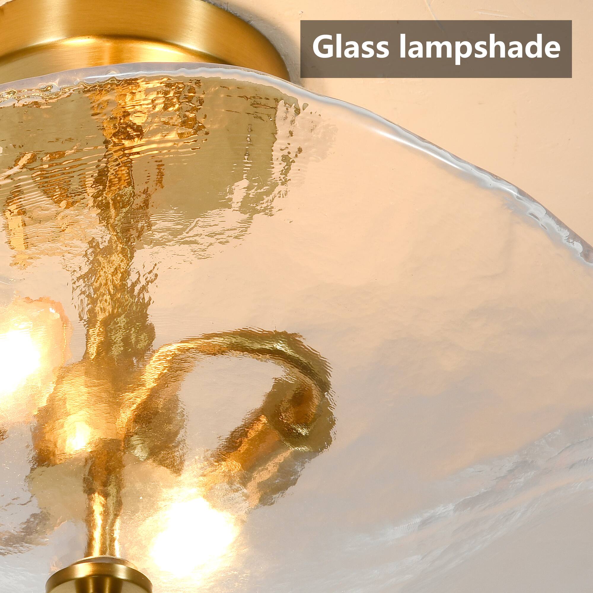 Glass lampshade