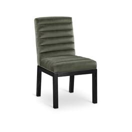 Meridian Furniture - Evelyn Velvet Dining Chair - Green
