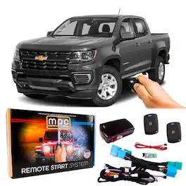 MPC - 1-Button Remote Starter For 2015-2022 Chevrolet Colorado |GAS| Plugin T-Harness - Black
