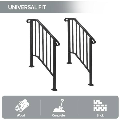 UNIVERSAL FIT

Wood  
Concrete  
Brick