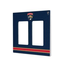 Keyscaper - Florida Panthers Double Rocker Lightswitch Plate - Multicolor