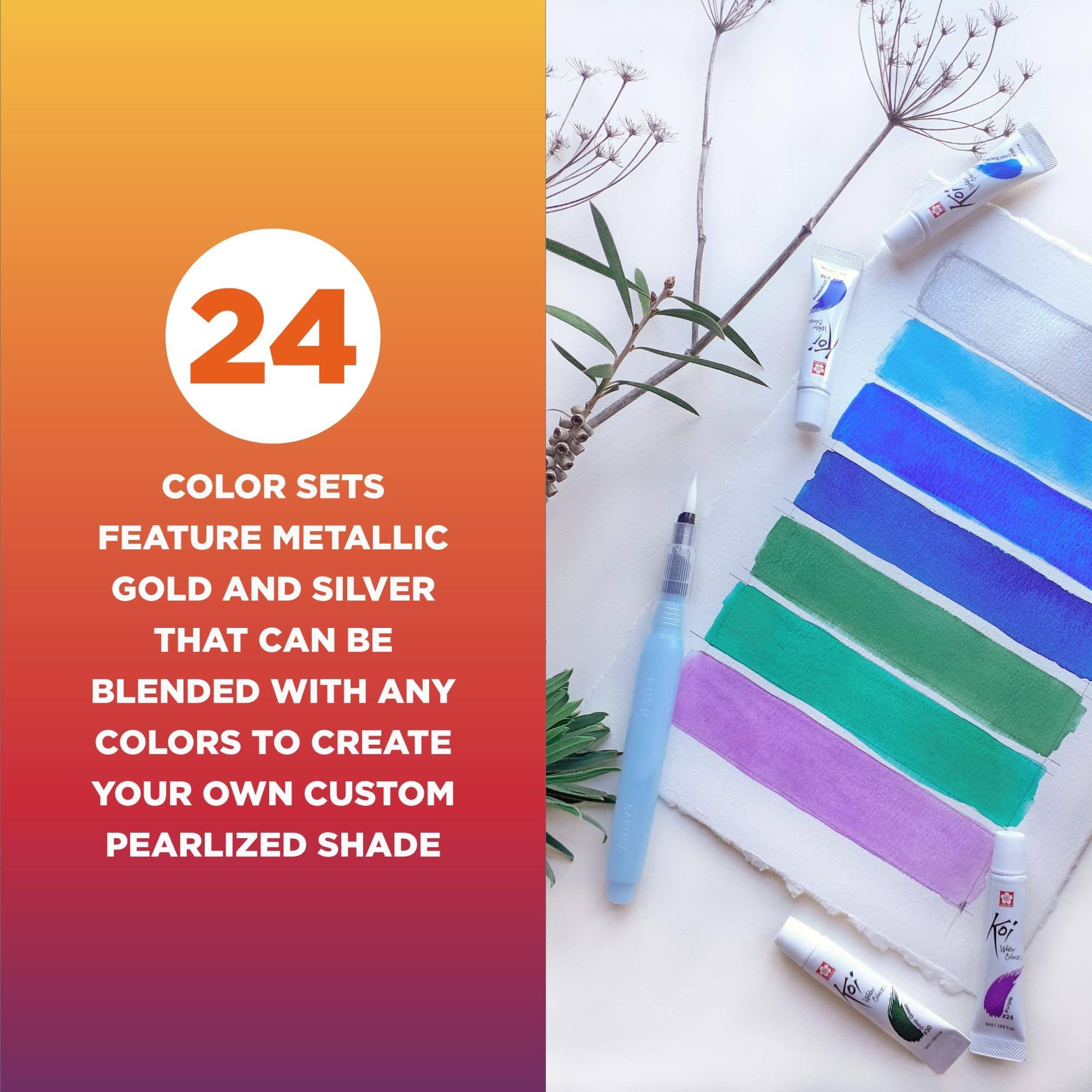 24

COLOR SETS
FEATURE METALLIC GOLD AND SILVER THAT CAN BE BLENDED WITH ANY COLORS TO CREATE YOUR OWN CUSTOM PEARLIZED SHADE
