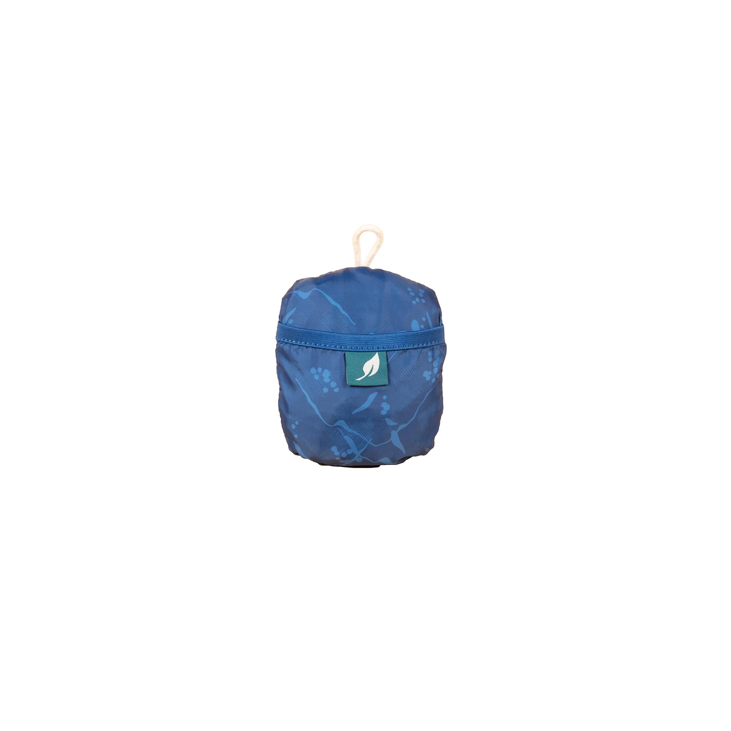 Angle. Haiku - Haiku Bloom Shopping Tote Bag - Lupine.