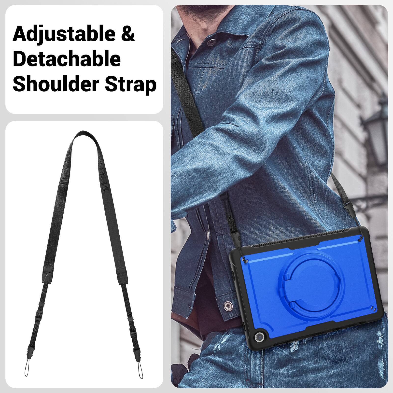 Adjustable & Detachable Shoulder Strap