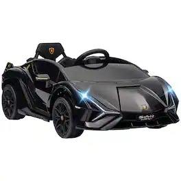 Aosom - Lamborghini SIAN Licensed Electric Car for kids with Remote Control, Horn, Music