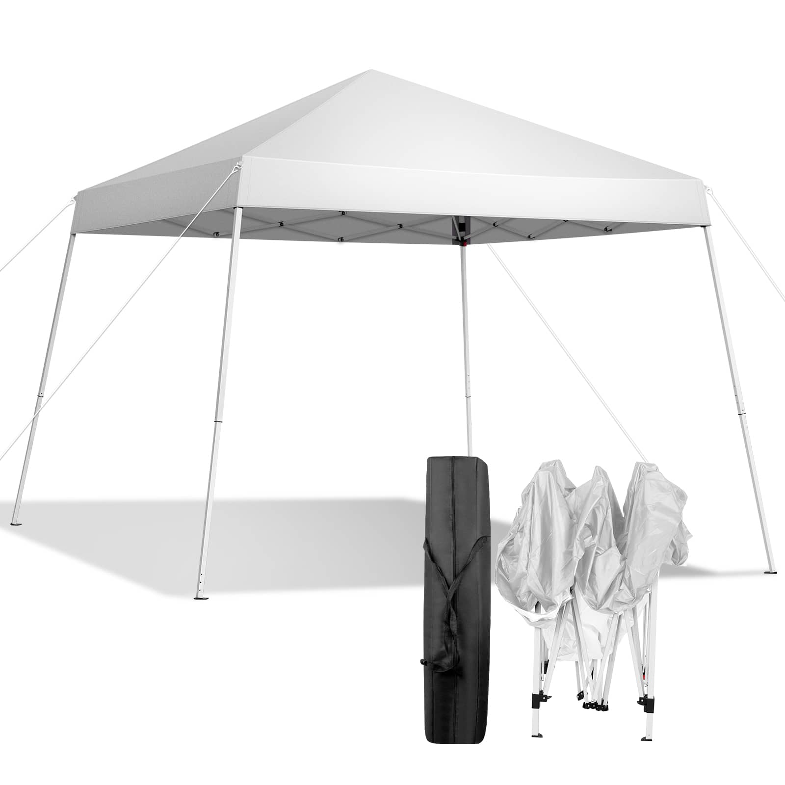 Winado - 8'x8' Pop Up Commercial Instant Gazebo Tent, Waterproof & UV Protection Canopy Tent with Slant Legs for Party Wedding