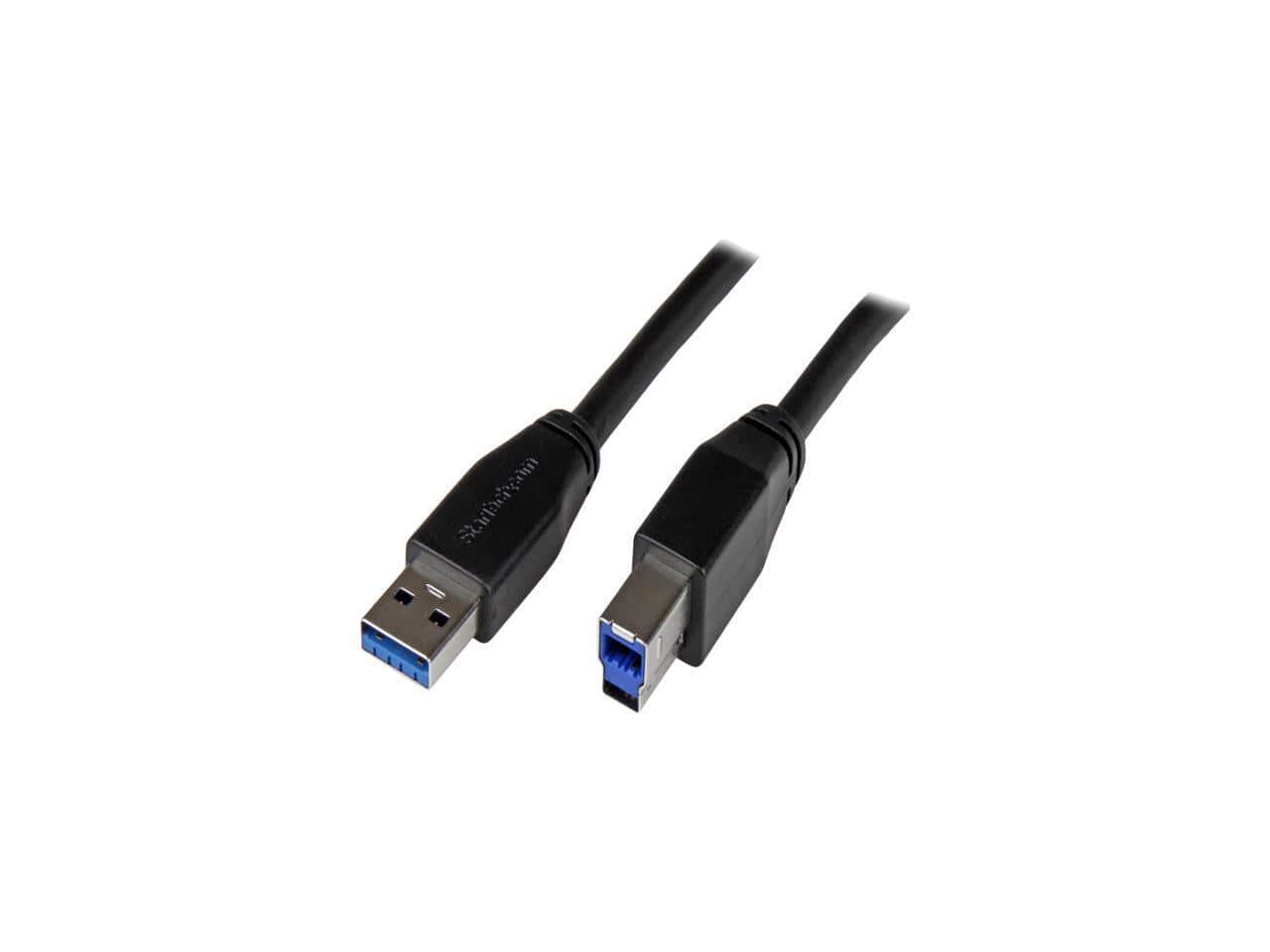 StarTech.com - 10m 30 ft Active USB 3.0 USB-A to USB-B Cable - M/M - USB A to B Cable - USB 3.1 Gen 1 (5 Gbps)