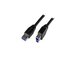 StarTech.com - 10m 30 ft Active USB 3.0 USB-A to USB-B Cable - M/M - USB A to B Cable - USB 3.1 Gen 1 (5 Gbps)