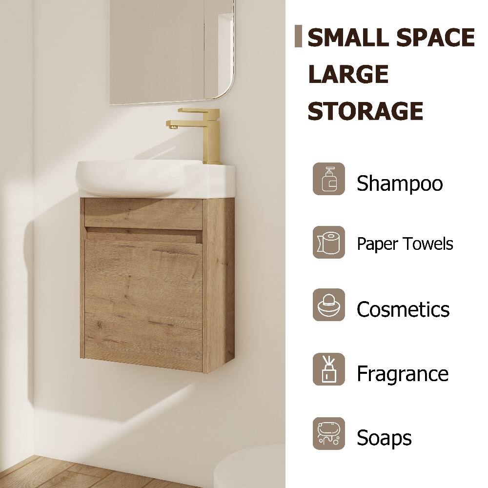 I SMALL SPACE LARGE STORAGE

Shampoo  
Paper Towels  
Cosmetics  
Fragrance  
Soaps