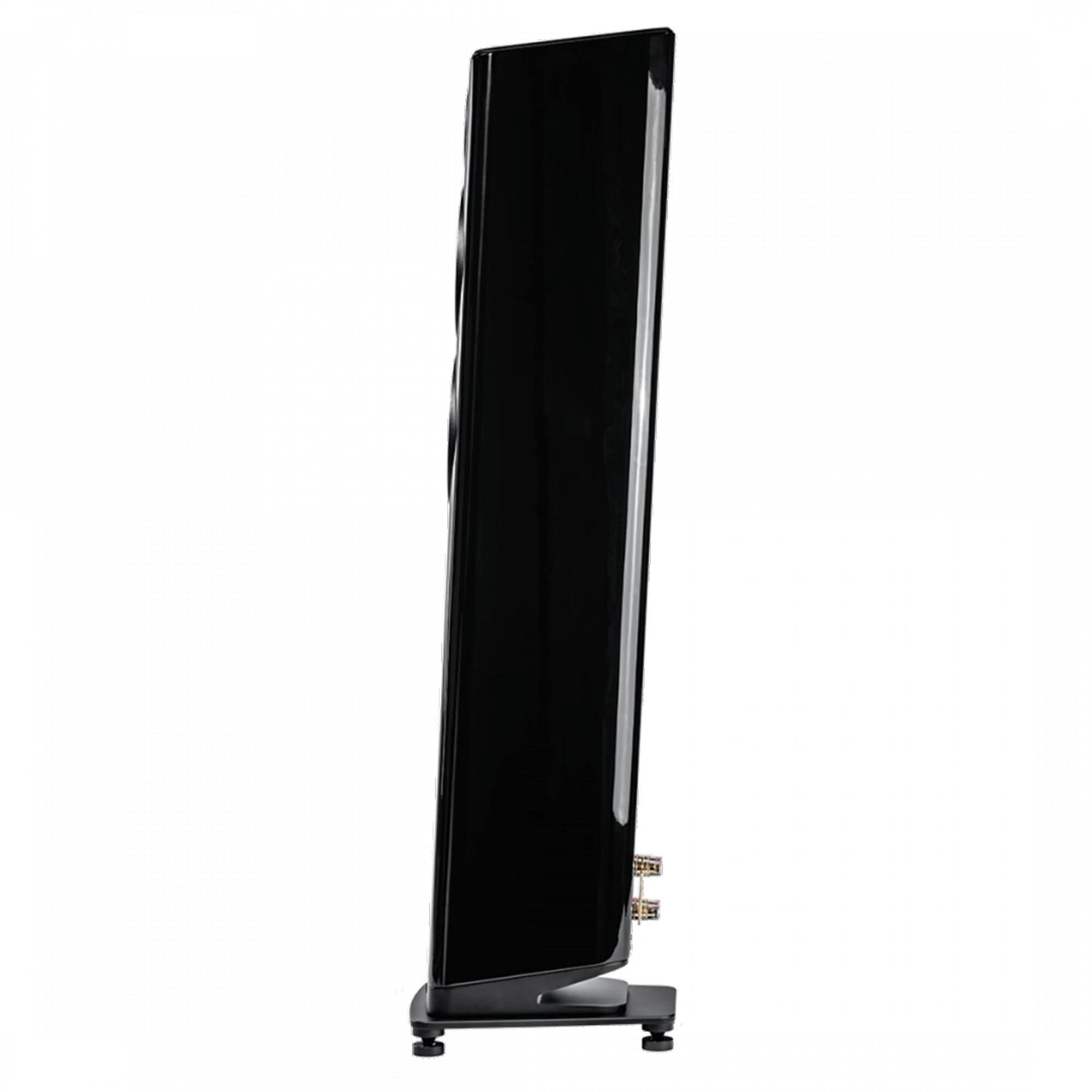 Alt View 2. ELAC - Elac VFS407.2-GB - 6" 2.5-Way Floorstanding Speaker - Gloss Black, Sold Individually - Black/Gray.