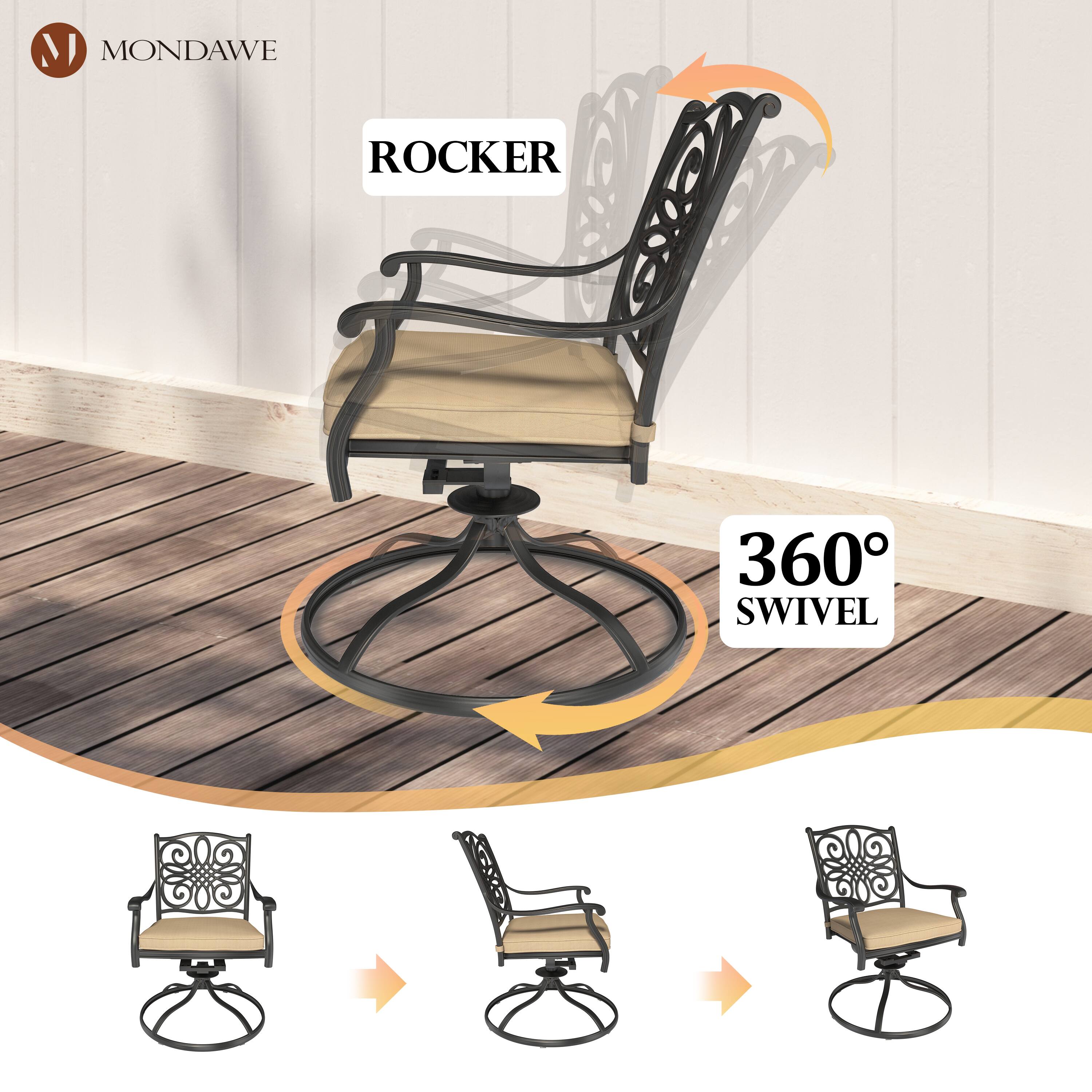 MONDAWE

ROCKER

360° SWIVEL