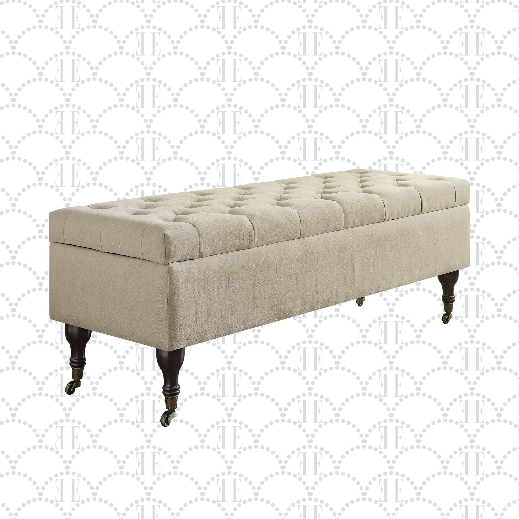 Elle Decor - Collette Bench - Buttercream