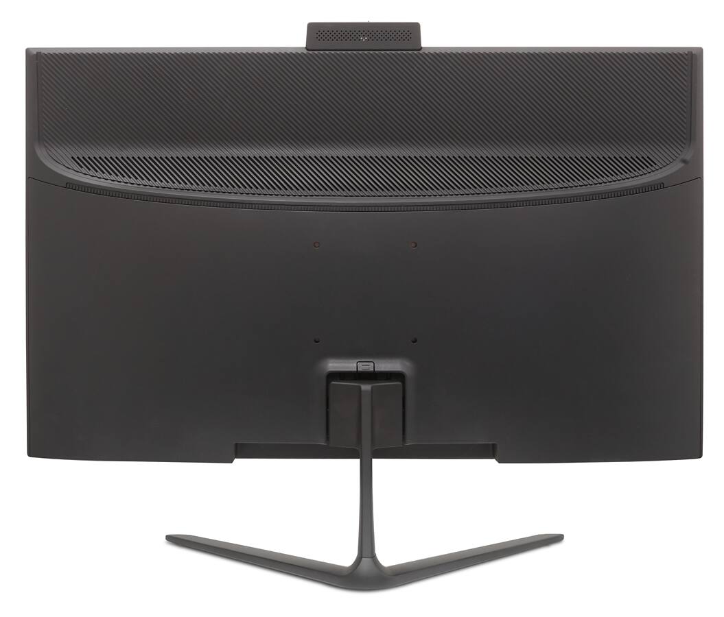 Alt View 2. Acer - Aspire C24-2G-UR15 23.8" All-in-One Desktop – AMD Ryzen 5 7430U 16GB RAM 512GB SSD Windows 11 Wi-Fi 6 Bluetooth - Black.