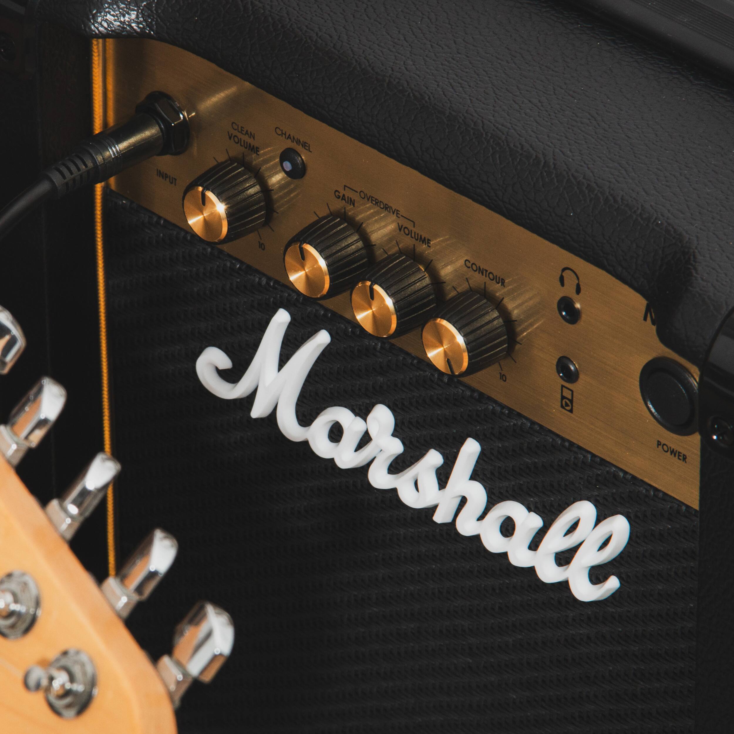 CLEAN CHANNEL VOLUME  
INPUT  
GAIN  
OVERDRIVE VOLUME  
CONTOUR  
POWER