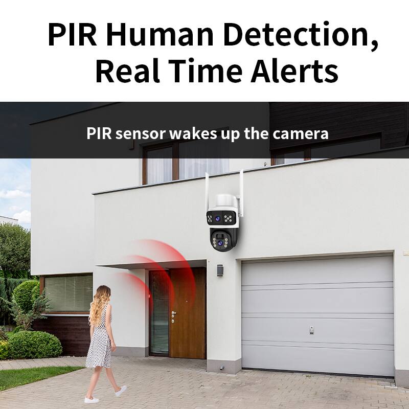 PIR Human Detection, Real Time Alerts

PIR sensor wakes up the camera