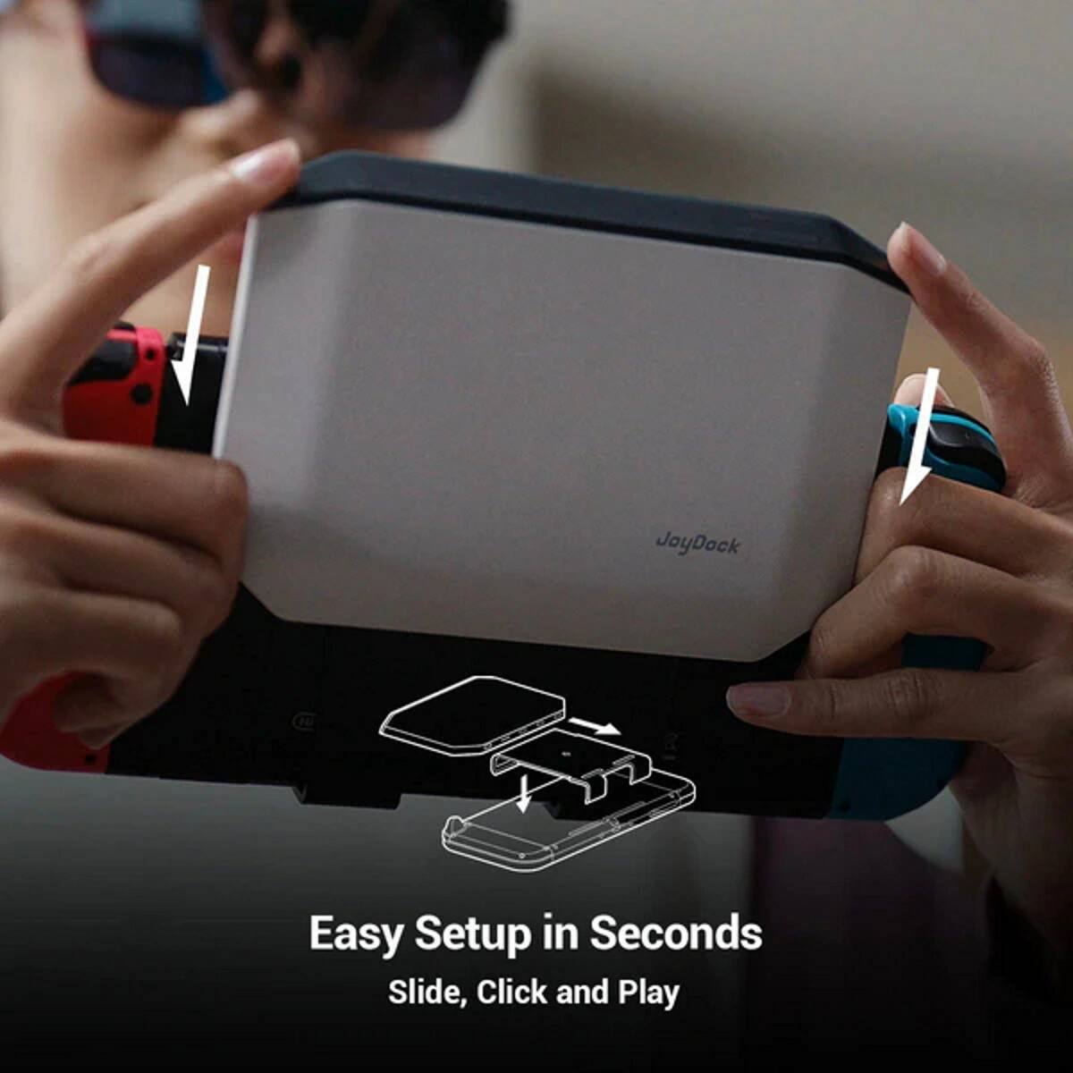 JoyDock PU Easy Setup in Seconds  
Slide, Click and Play