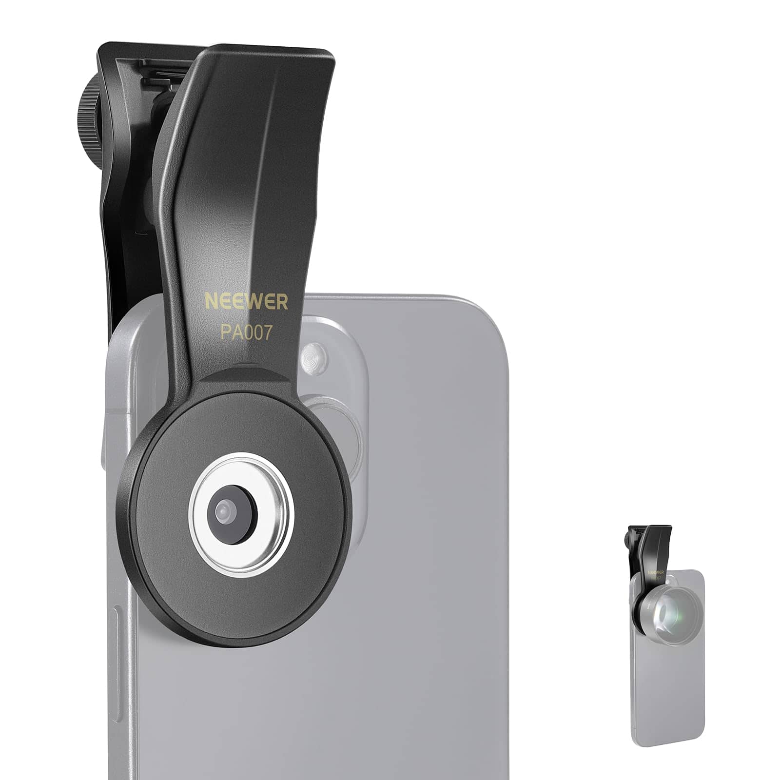 Neewer - 17mm Phone Lens Clamp - Black