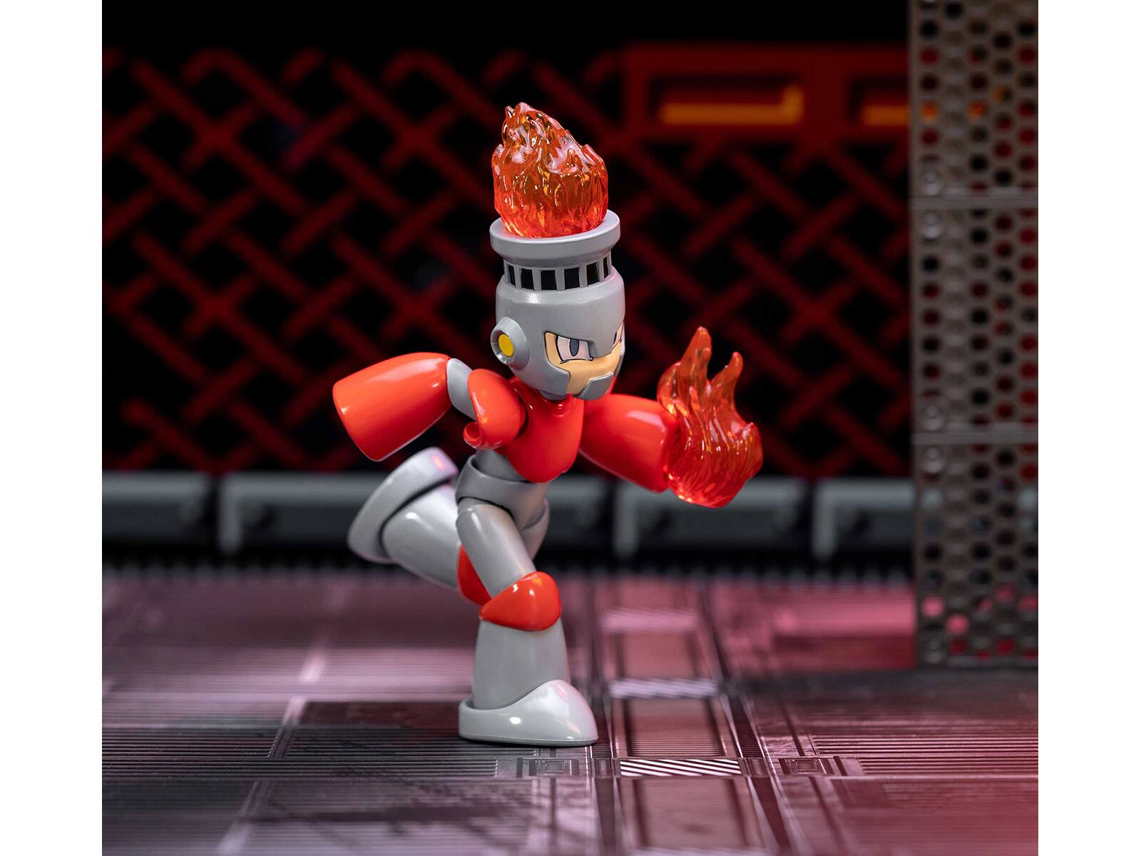 Alt View 4. Jada Toys - Jada Toys - MegaMan - 4.5 Fire Man   - Collectibles - Multicolor.