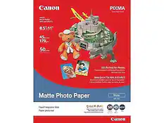 Canon PIXMA
8.5" x 11"
45 sheets
170 g/m²
50 sheets
Matte Photo Paper
Matte Papel Fotográfico Mate
Papier photo mat
Still Perfect for Photos
Convenient for photos, perfect for arts & crafts
Muy conveniente para fotos, perfecto para artes y manualidades
Now Great for Arts & Crafts!!
Muy conveniente para artes y manualidades
Matte
MP-118
Canon