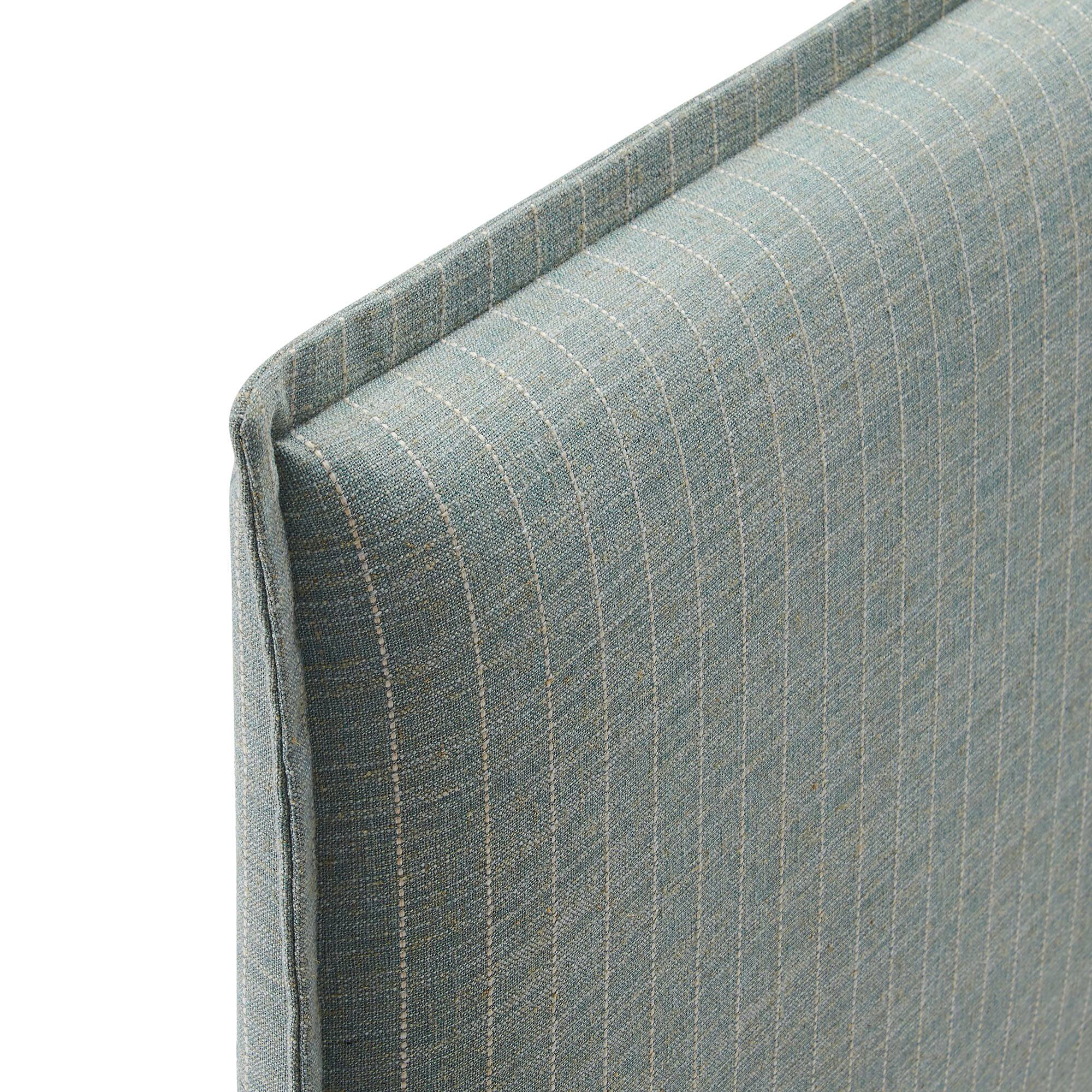 Alt View 4. Modway - Camille Striped Linen Blend Headboard by Modway - Spa Blue Stripe.