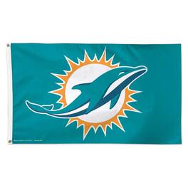 WinCraft - Miami Dolphins Deluxe 3' x 5' Flag - Multicolor
