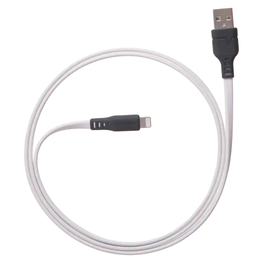 Foot Tangle Ventev Flat USB A to Apple Lightning High Speed Tangle Free 6 Foot ...