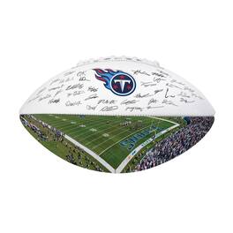 Logo Brands - Tennessee Titans 2025 Autograph Signature Football - Blue