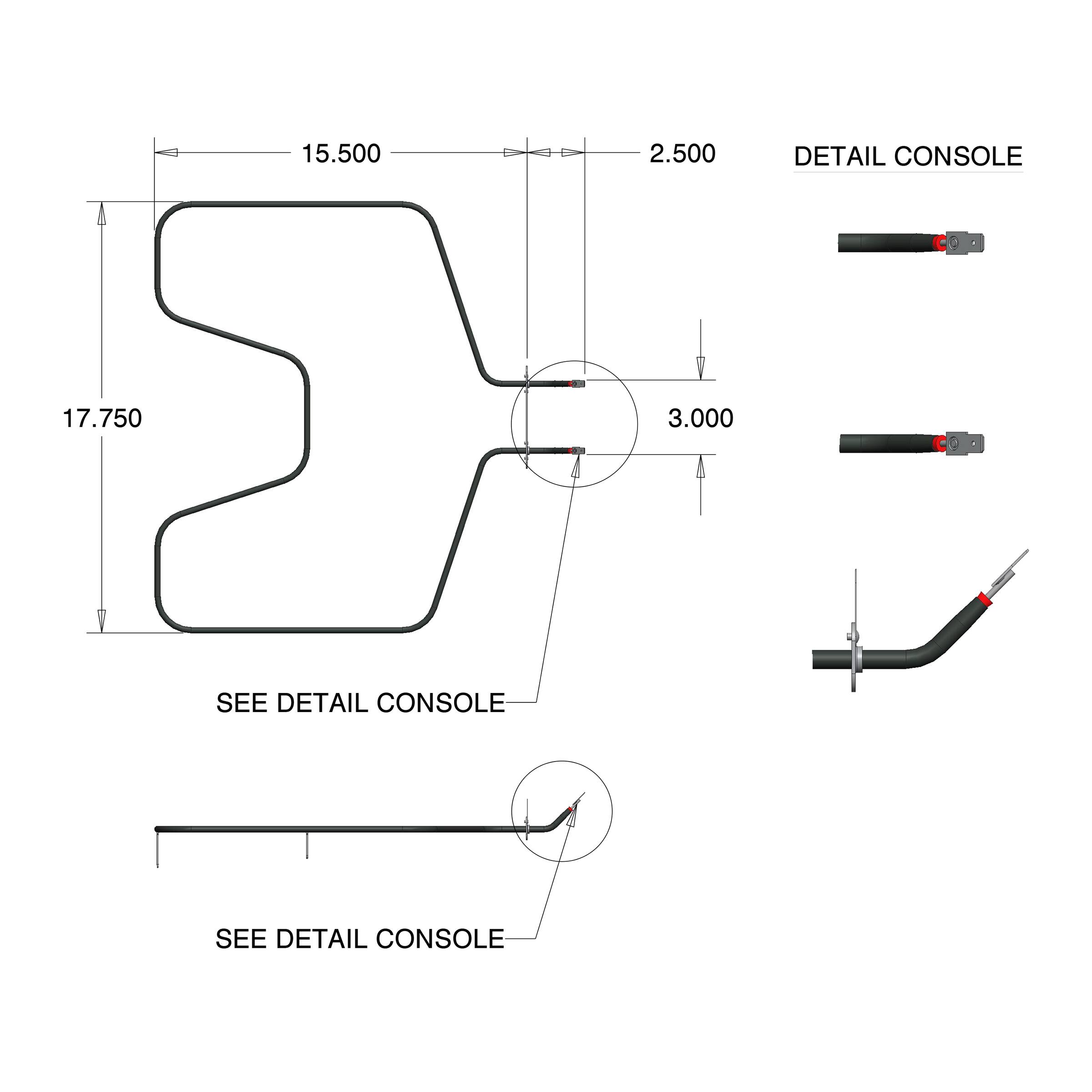 15.500  
2.500  
DETAIL CONSOLE  
17.750  
3.000  
SEE DETAIL CONSOLE  
SEE DETAIL CONSOLE