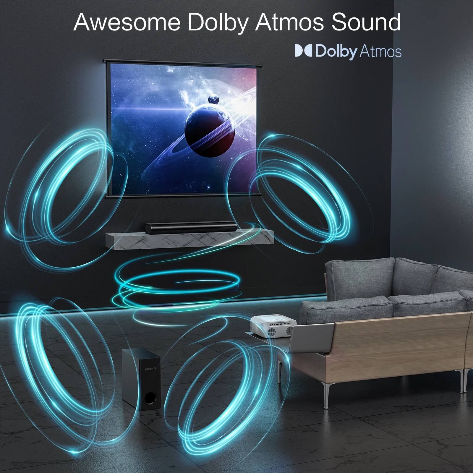 Awesome Dolby Atmos Sound  
Dolby Atmos