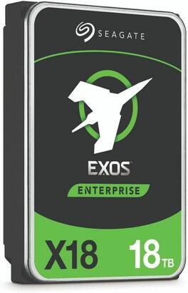 Seagate - 18TB Exos X18 7200 RPM SAS 12Gb/s 512e/4Kn 256MB Cache 3.5-Inch Enterprise Hard Drive HDD (ST18000NM004J) - OEM