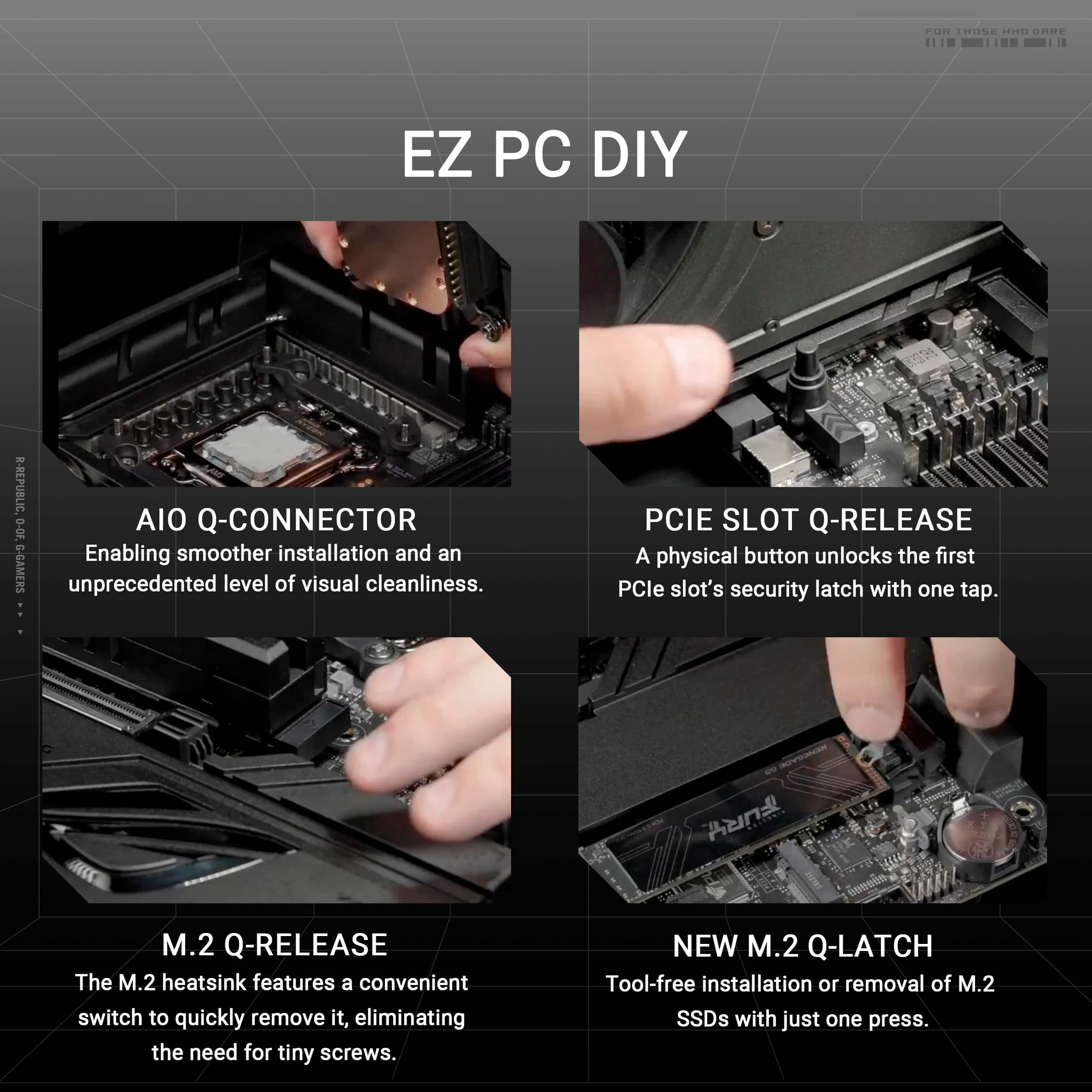 ASUS ROG CROSSHAIR X870E DARK HERO (Socket AM5) AMD X870E ATX DDR5