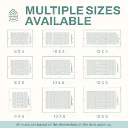Home Intuition - Ceiling Register - 14X8" Ceiling Register Vent Cover – 3-Way White Grille with Adjustable Damper for HVAC Heat and Cold
