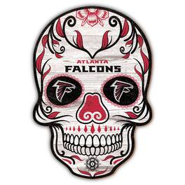 Fan Creations - Atlanta Falcons 12'' Sugar Skull Sign - Multicolor