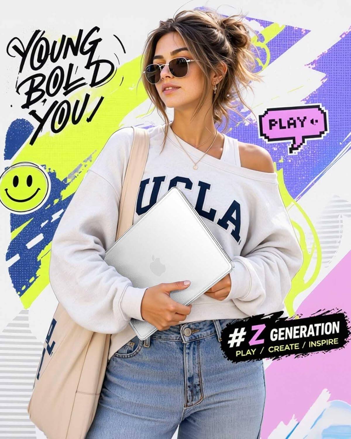 YOUNG BOLD YOU!  
PLAY UCLA  
#Z GENERATION  
PLAY / CREATE / INSPIRE